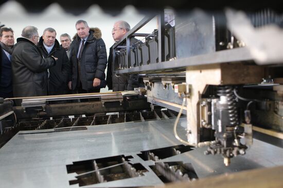 Dmitry Rogozin on working visit to Novosibirsk