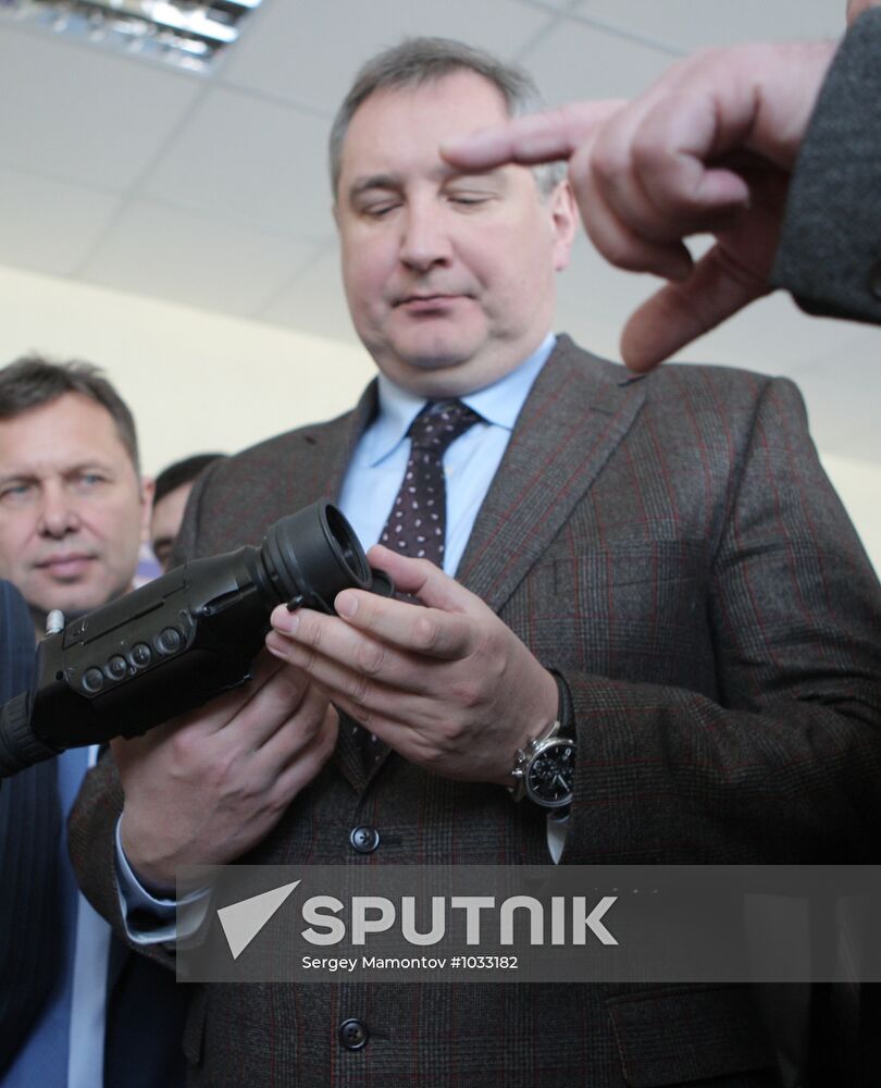 Dmitry Rogozin on working visit to Novosibirsk