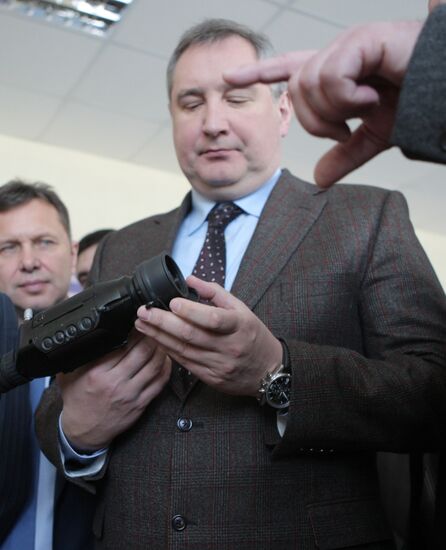 Dmitry Rogozin on working visit to Novosibirsk