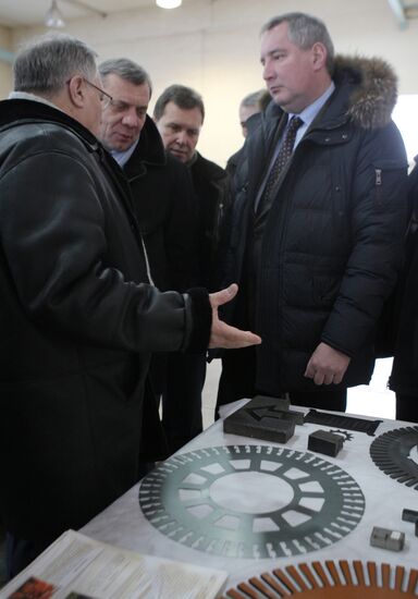 Dmitry Rogozin on working visit to Novosibirsk