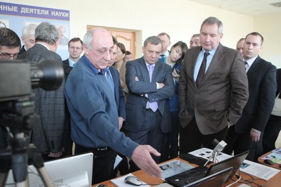 Dmitry Rogozin on working visit to Novosibirsk
