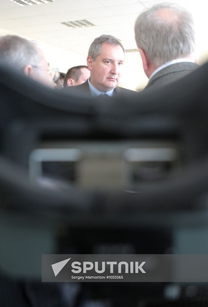 Dmitry Rogozin on working visit to Novosibirsk