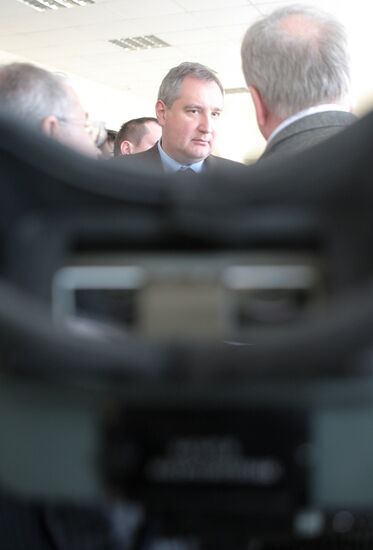 Dmitry Rogozin on working visit to Novosibirsk