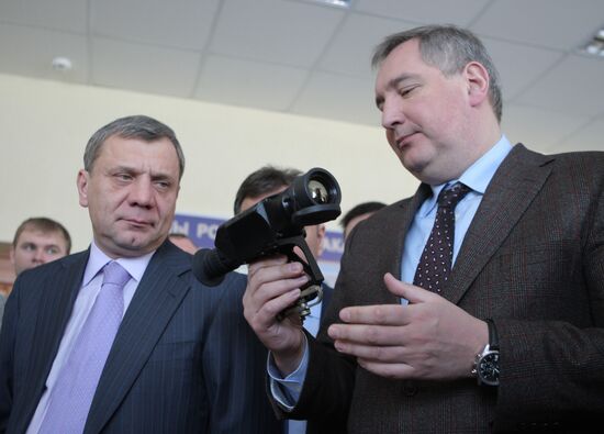 Dmitry Rogozin on working visit to Novosibirsk