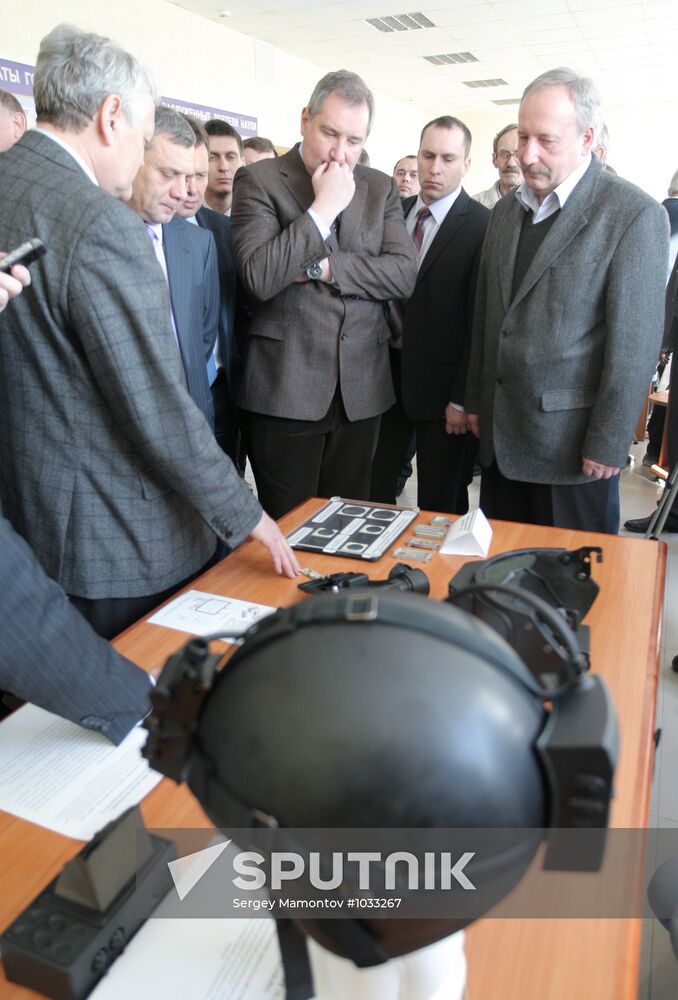 Dmitry Rogozin on working visit to Novosibirsk