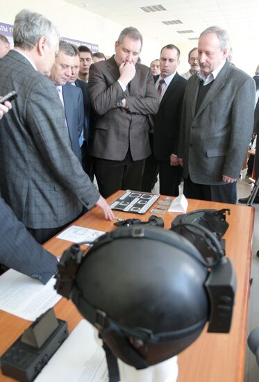 Dmitry Rogozin on working visit to Novosibirsk
