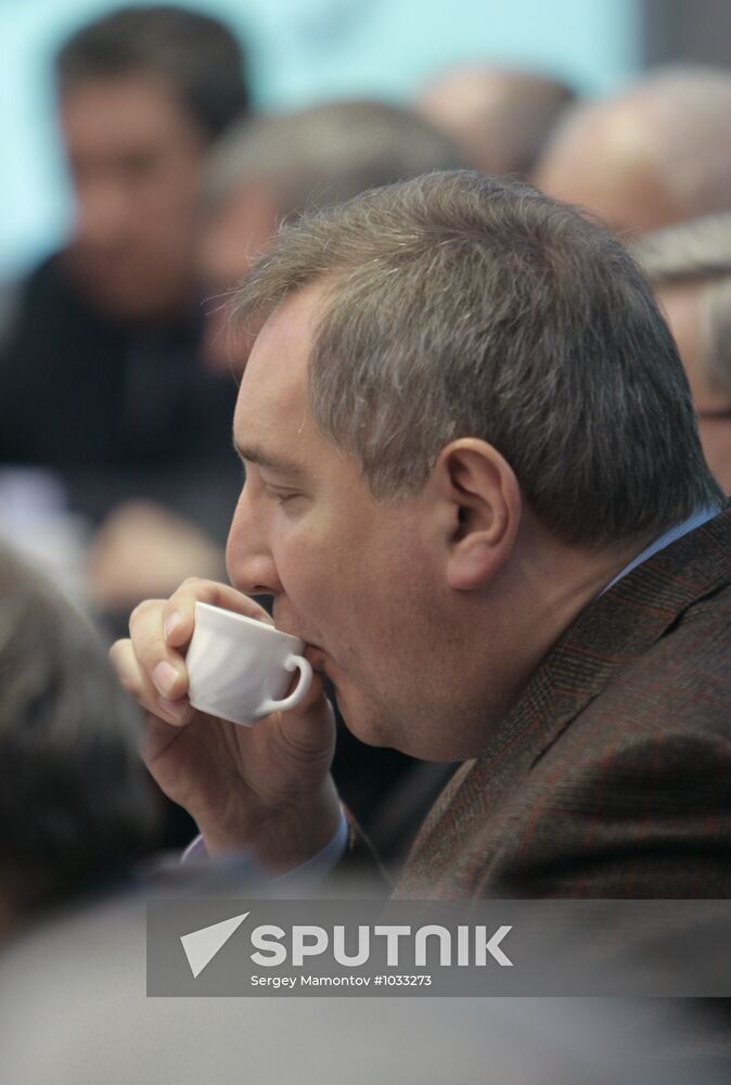 Dmitry Rogozin on working visit to Novosibirsk