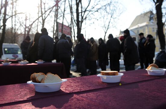 Soup kitchen for the homeless