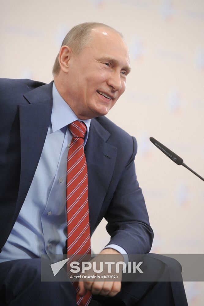 Vladimir Putin attends 19th RUIE conference in Moscow