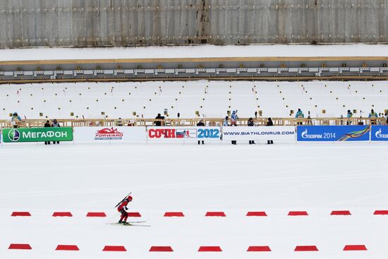 Biathlon. Russian Cup. Men's sprint