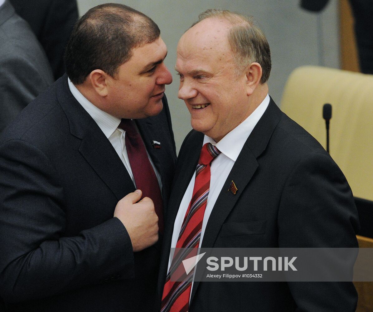 State Duma plenary session