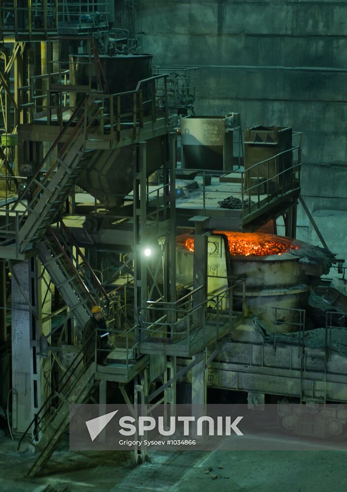 Work in Oskol electrometallurgical plant