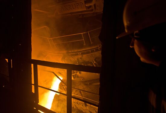 Work in Oskol electrometallurgical plant