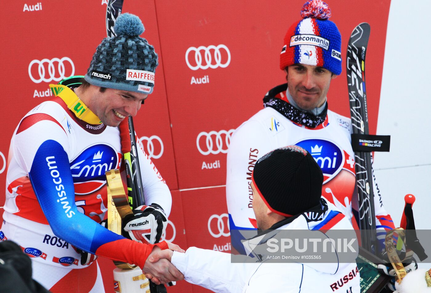Alpine Skiing. FSI Ski World Cup. Men's downhill