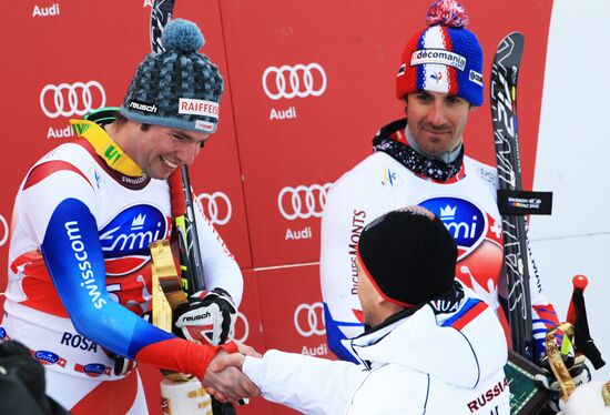 Alpine Skiing. FSI Ski World Cup. Men's downhill