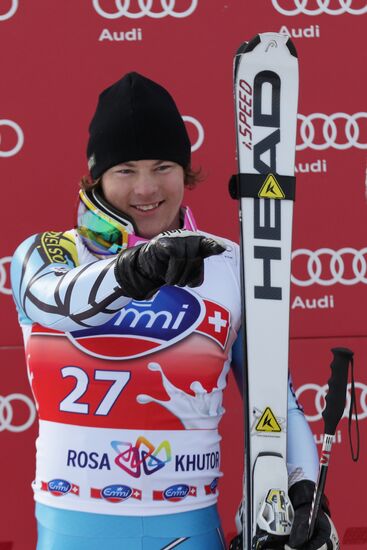 Alpine Skiing. FSI Ski World Cup. Men's downhill