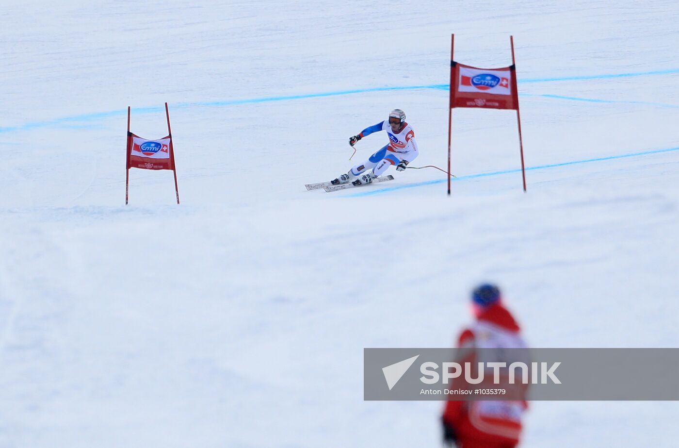 Alpine Skiing. FSI Ski World Cup. Men's downhill