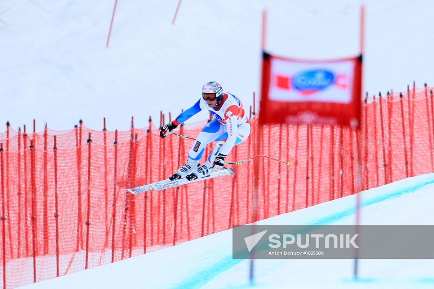 Alpine Skiing. FSI Ski World Cup. Men's downhill