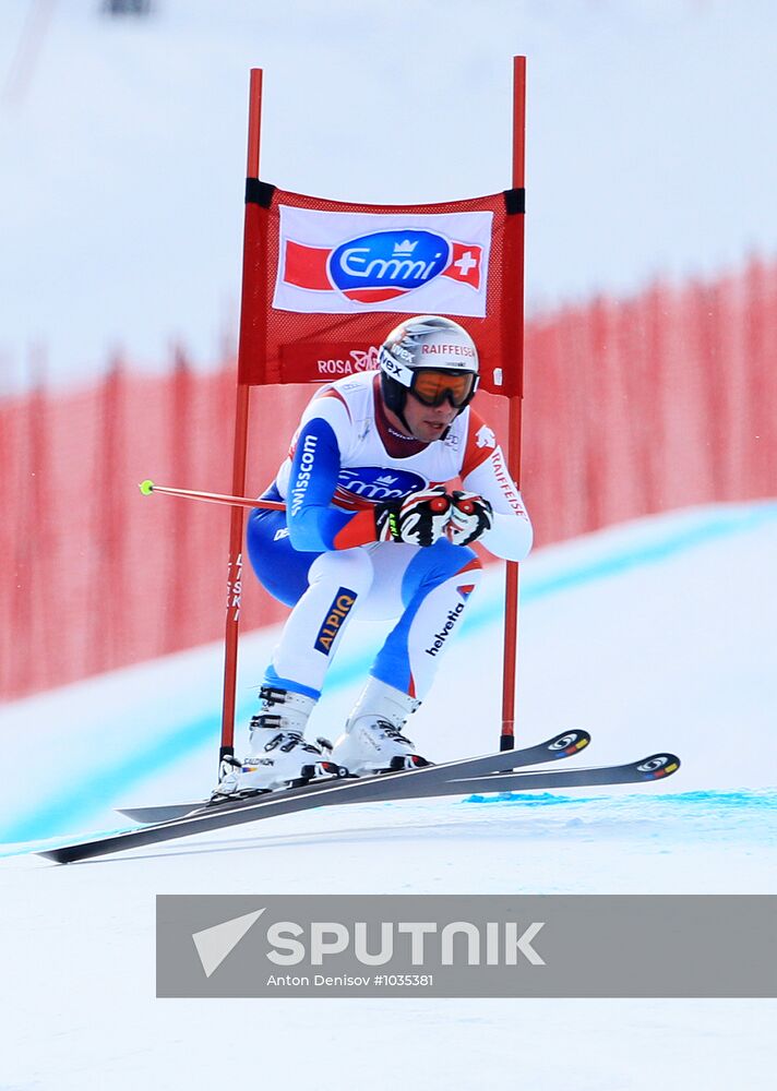 Alpine Skiing. FSI Ski World Cup. Men's downhill