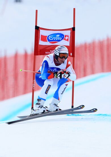 Alpine Skiing. FSI Ski World Cup. Men's downhill