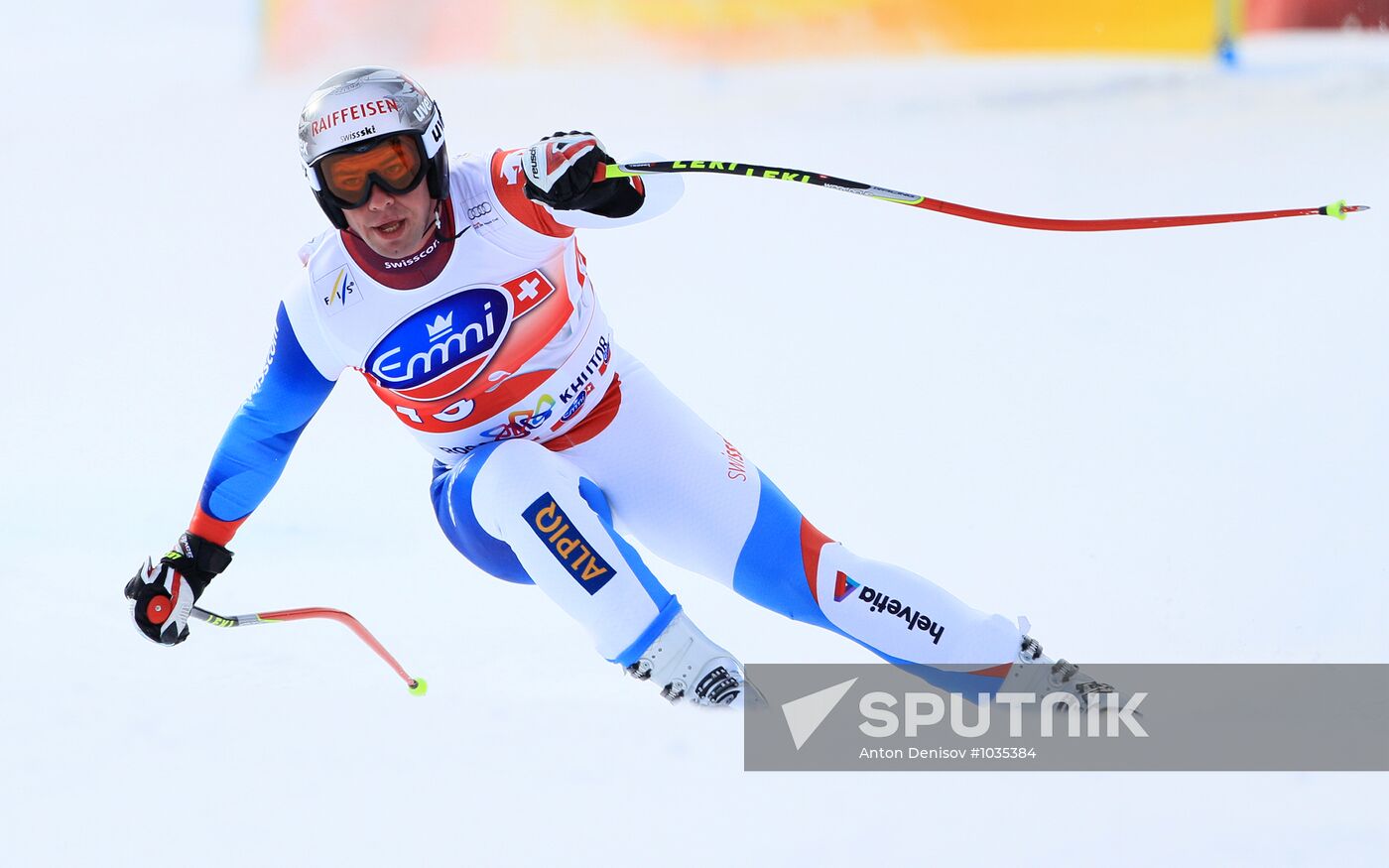 Alpine Skiing. FSI Ski World Cup. Men's downhill