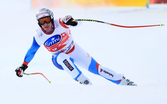 Alpine Skiing. FSI Ski World Cup. Men's downhill