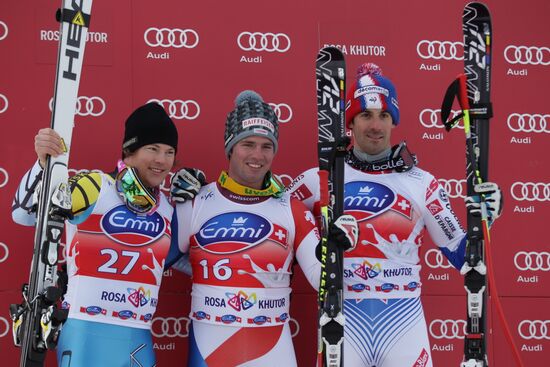 Alpine Skiing. FSI Ski World Cup. Men's downhill