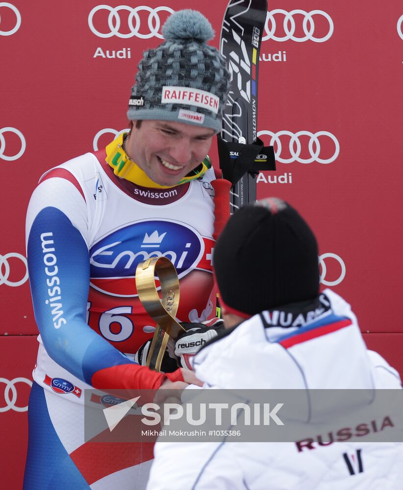 Alpine Skiing. FSI Ski World Cup. Men's downhill