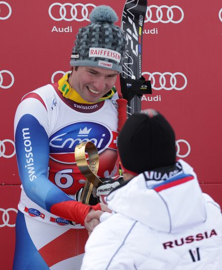 Alpine Skiing. FSI Ski World Cup. Men's downhill