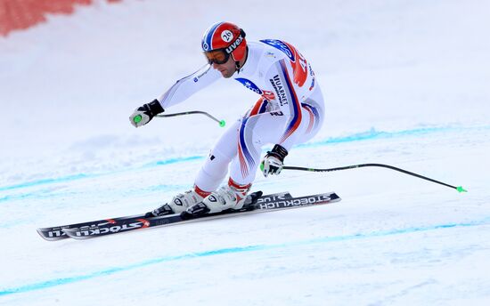 Alpine Skiing. FSI Ski World Cup. Men's downhill