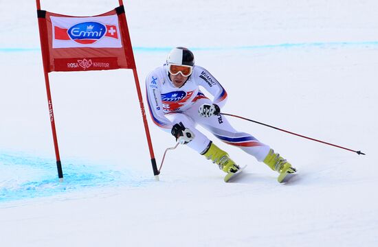 Alpine Skiing. FSI Ski World Cup. Men's downhill