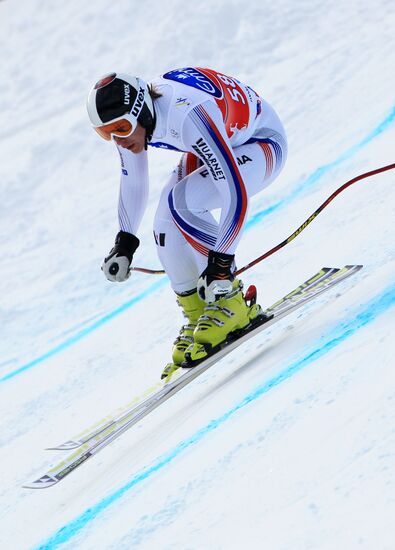 Alpine Skiing. FSI Ski World Cup. Men's downhill