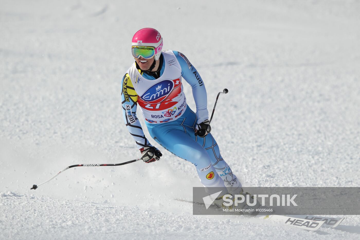 Alpine Skiing. FSI Ski World Cup. Men's downhill