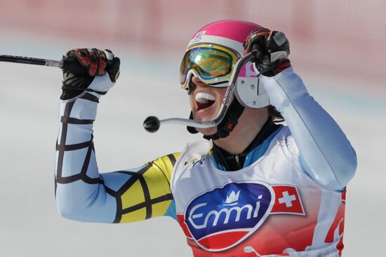 Alpine Skiing. FSI Ski World Cup. Men's downhill