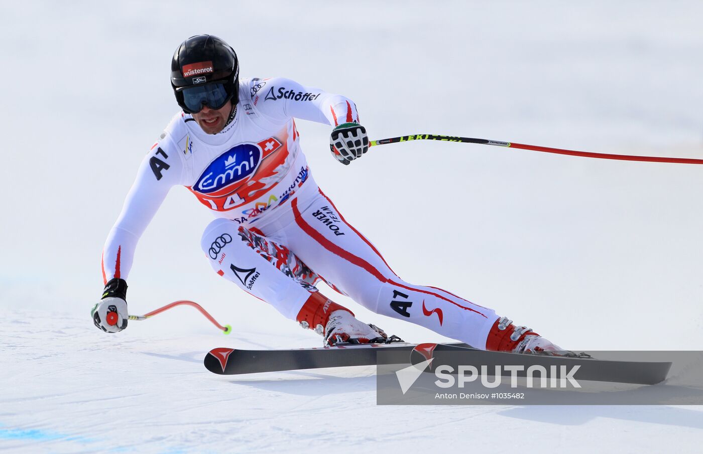 Alpine Skiing. FSI Ski World Cup. Men's downhill