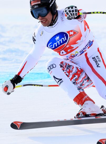 Alpine Skiing. FSI Ski World Cup. Men's downhill