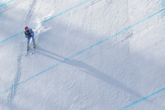 Alpine Skiing. FSI Ski World Cup. Men's downhill