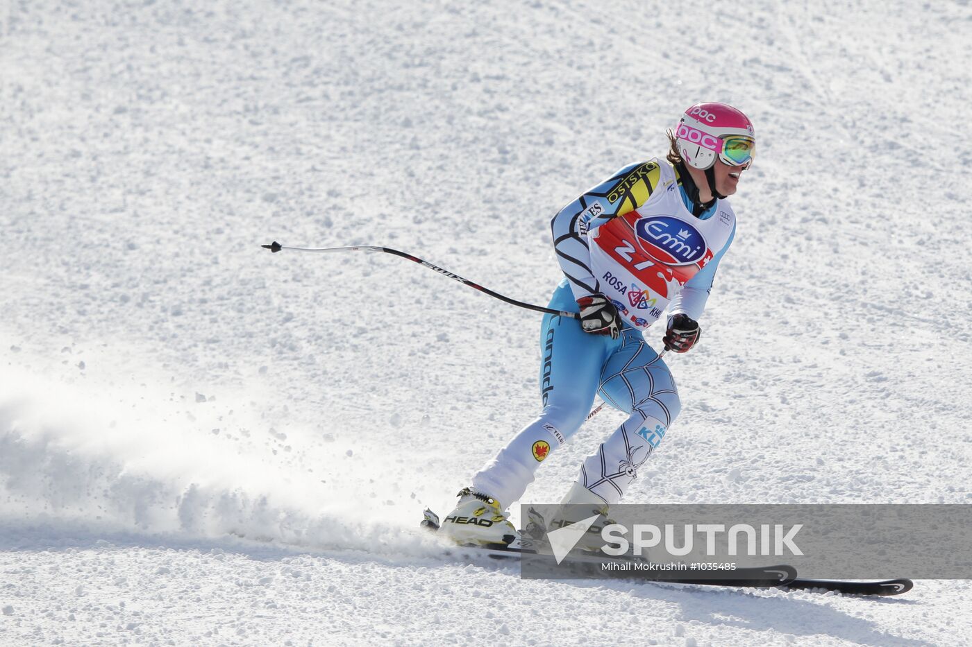 Alpine Skiing. FSI Ski World Cup. Men's downhill