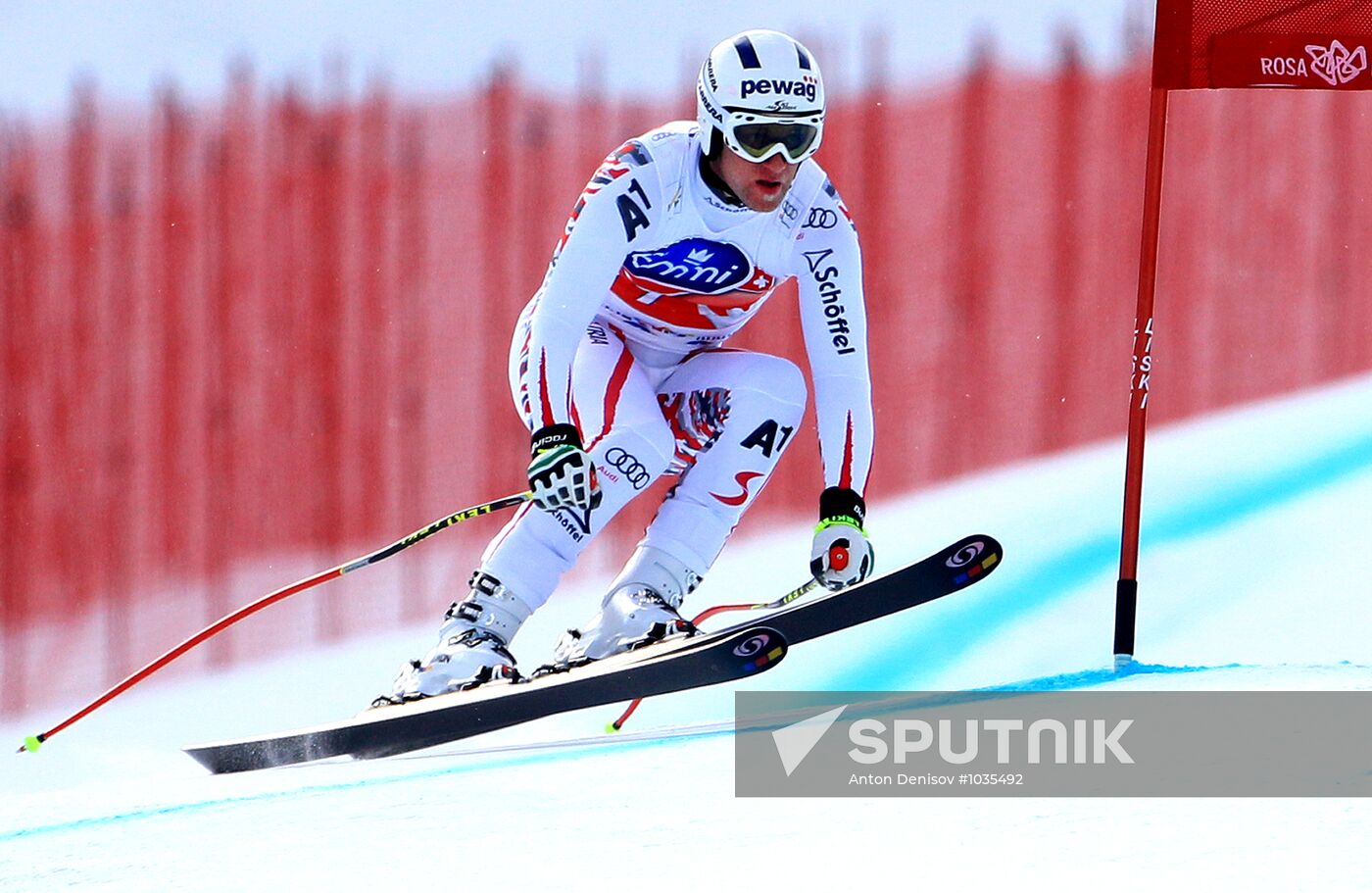 Alpine Skiing. FSI Ski World Cup. Men's downhill