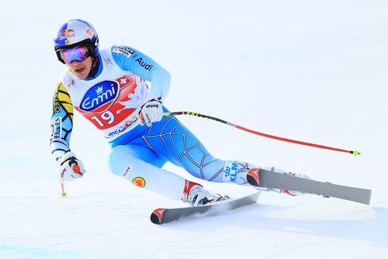 Alpine Skiing. FSI Ski World Cup. Men's downhill