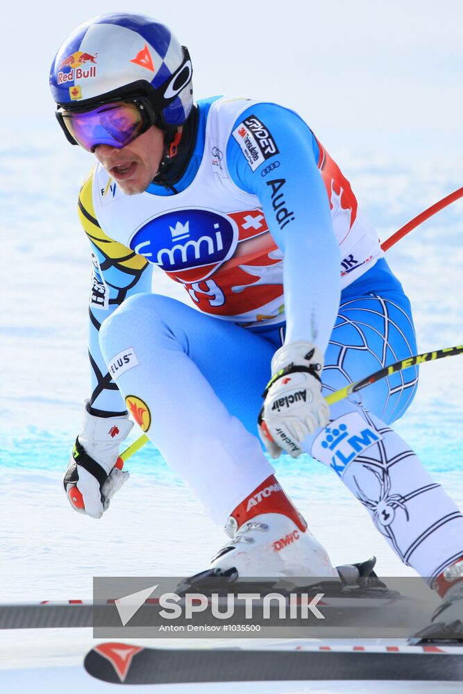 Alpine Skiing. FSI Ski World Cup. Men's downhill