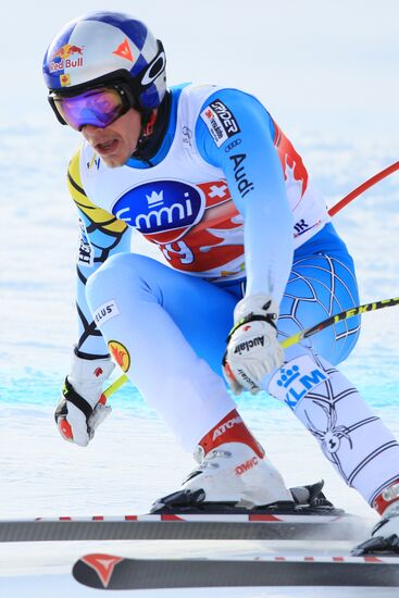 Alpine Skiing. FSI Ski World Cup. Men's downhill