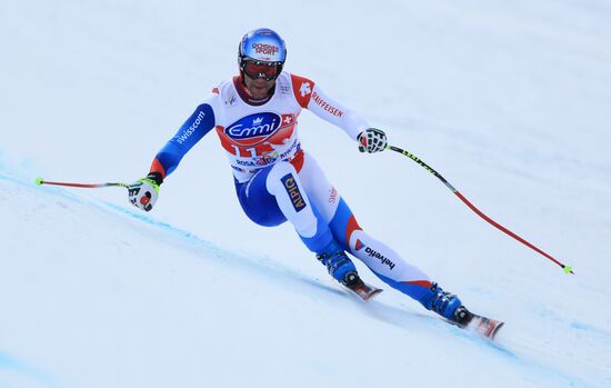 Alpine Skiing. FSI Ski World Cup. Men's downhill