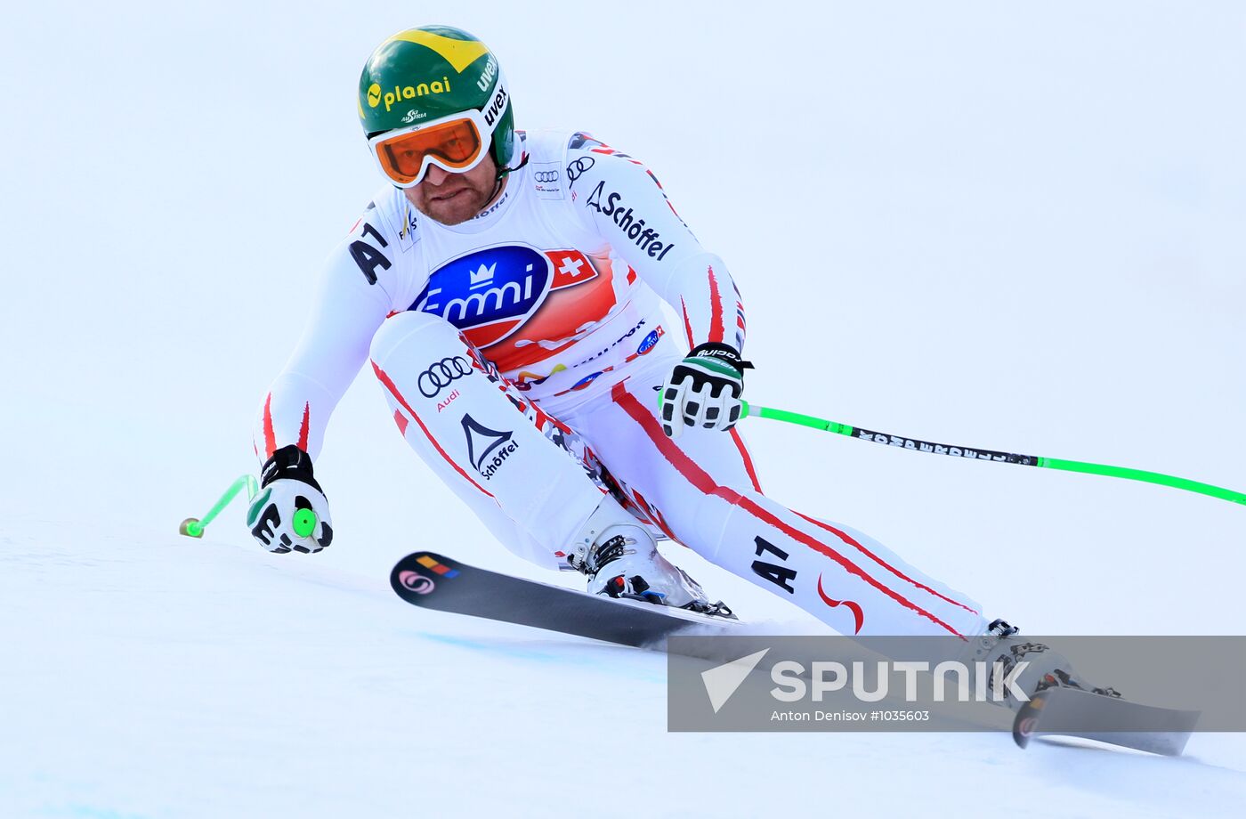 Alpine Skiing. FSI Ski World Cup. Men's downhill