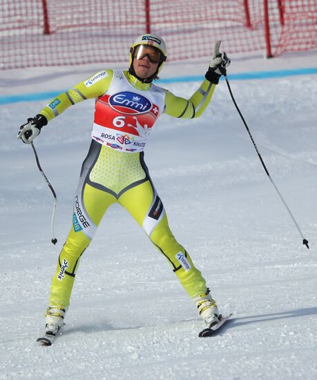 Alpine Skiing. FSI Ski World Cup. Men's downhill