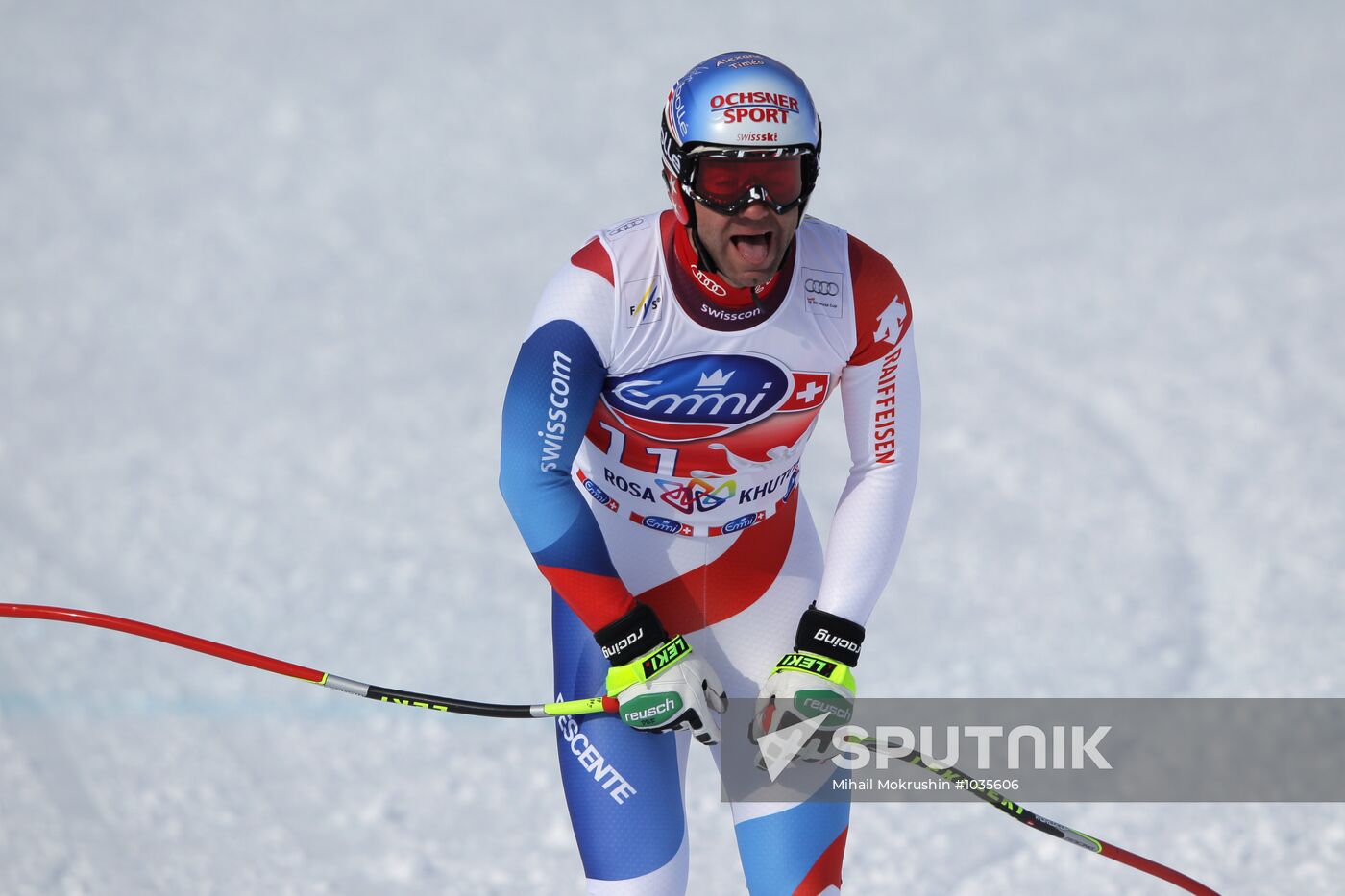 Alpine Skiing. FSI Ski World Cup. Men's downhill
