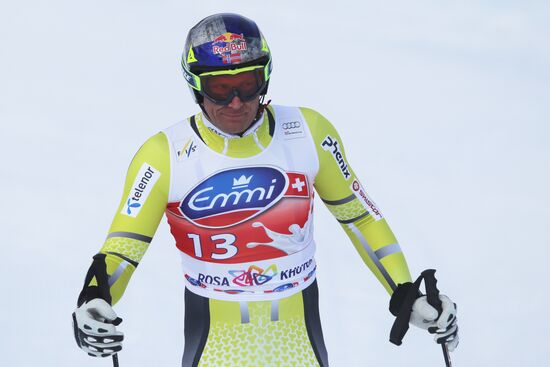 Alpine Skiing. FSI Ski World Cup. Men's downhill