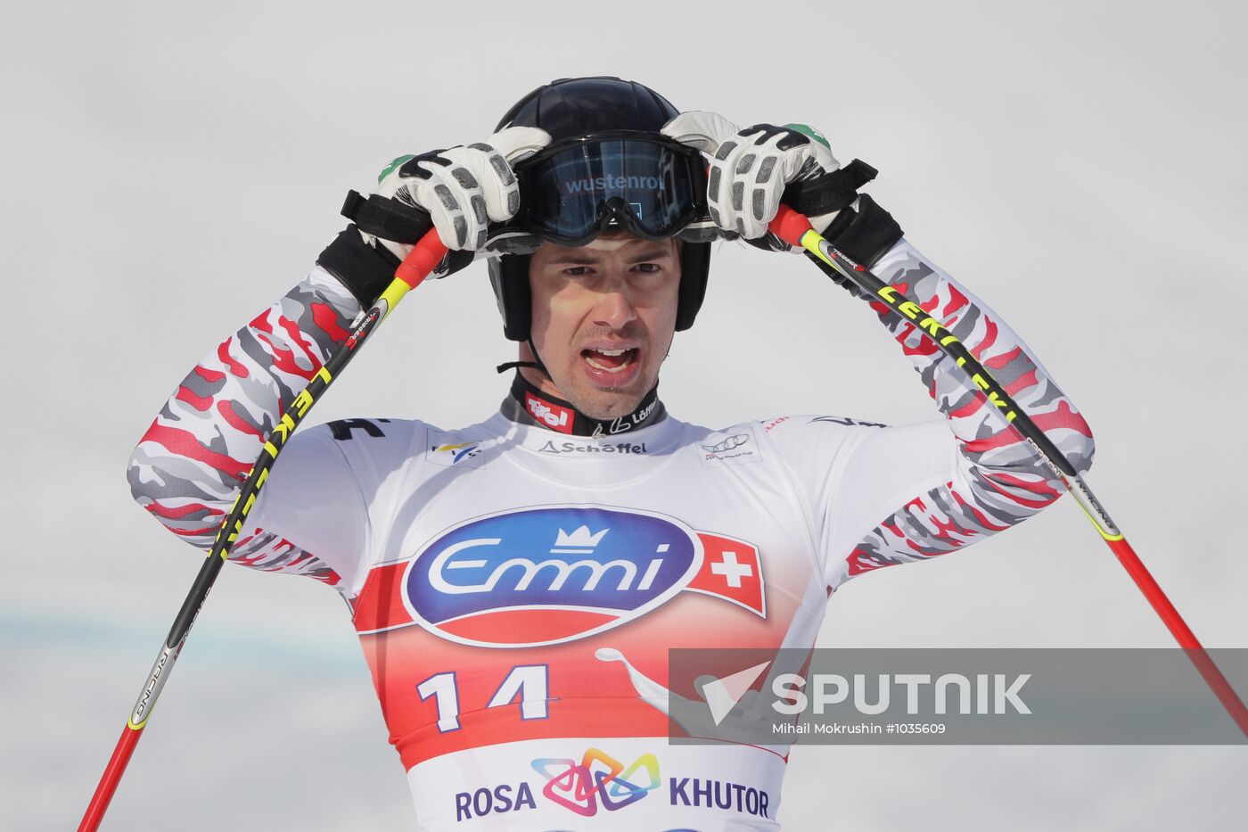 Alpine Skiing. FSI Ski World Cup. Men's downhill
