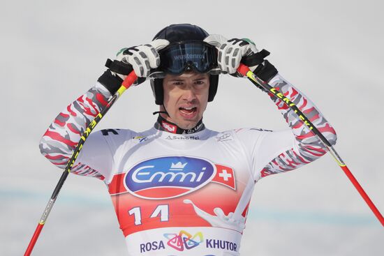 Alpine Skiing. FSI Ski World Cup. Men's downhill