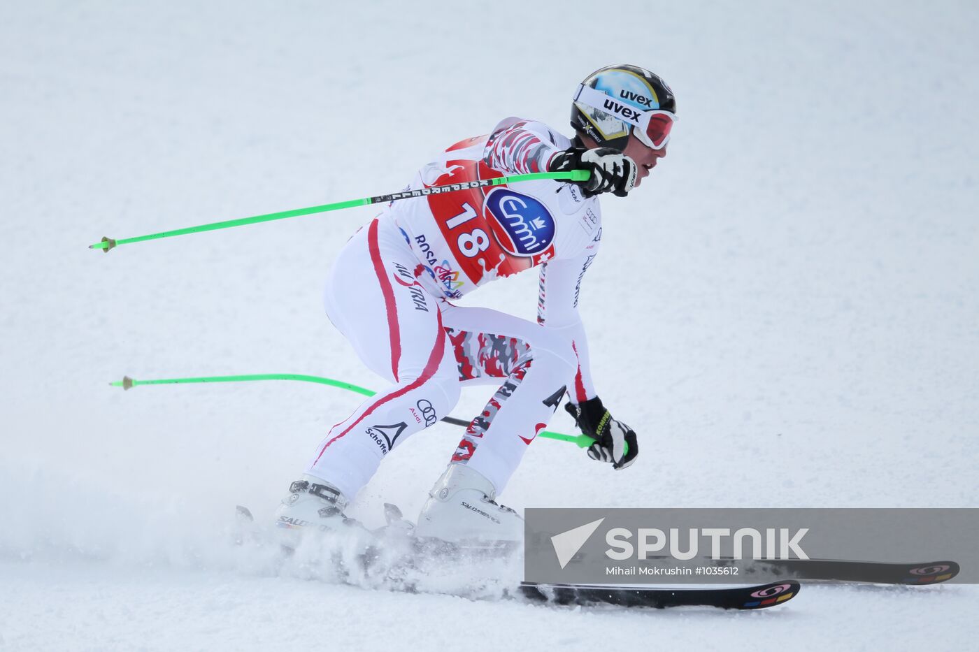 Alpine Skiing. FSI Ski World Cup. Men's downhill